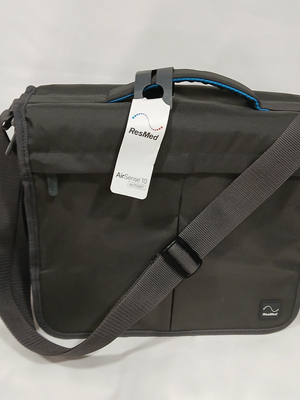 ResMed AirSense 10 CPAP Gray OEM Travel Bag Shoulder Tote Carrying Case NWOB